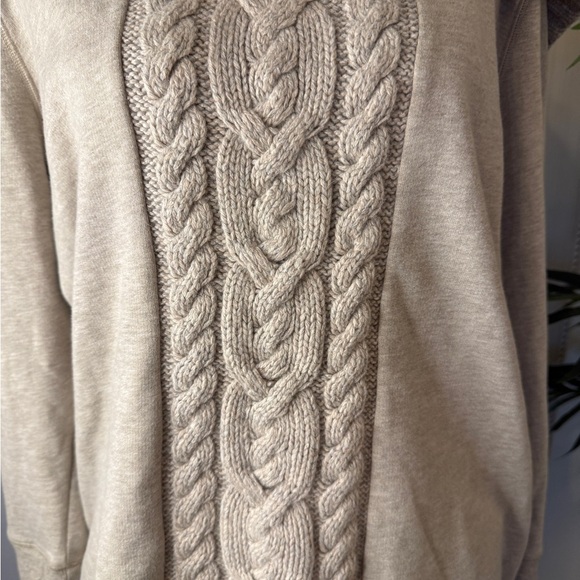 LOFT Taupe Cowl Neck Sweater - Picture 3 of 6